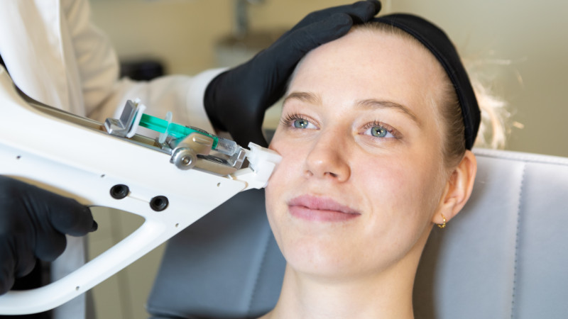 Mesotherapie HydraFacial™ Hautreinigung, Peeling & Dermalinfusion in einem.